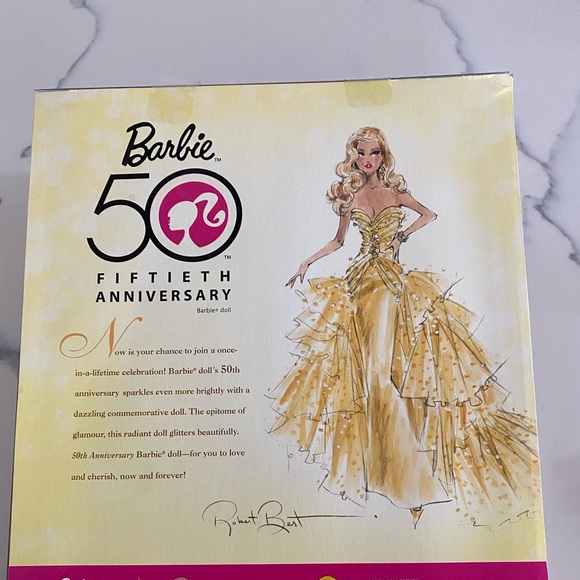 Barbie 50th Anniversary Golden Glamour Doll - Picture 5 of 5